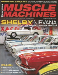 HEMMINGS MUSCLE MACHINES 2015 FEB - SHELBYs, SCRAMBLER, 442, SS396